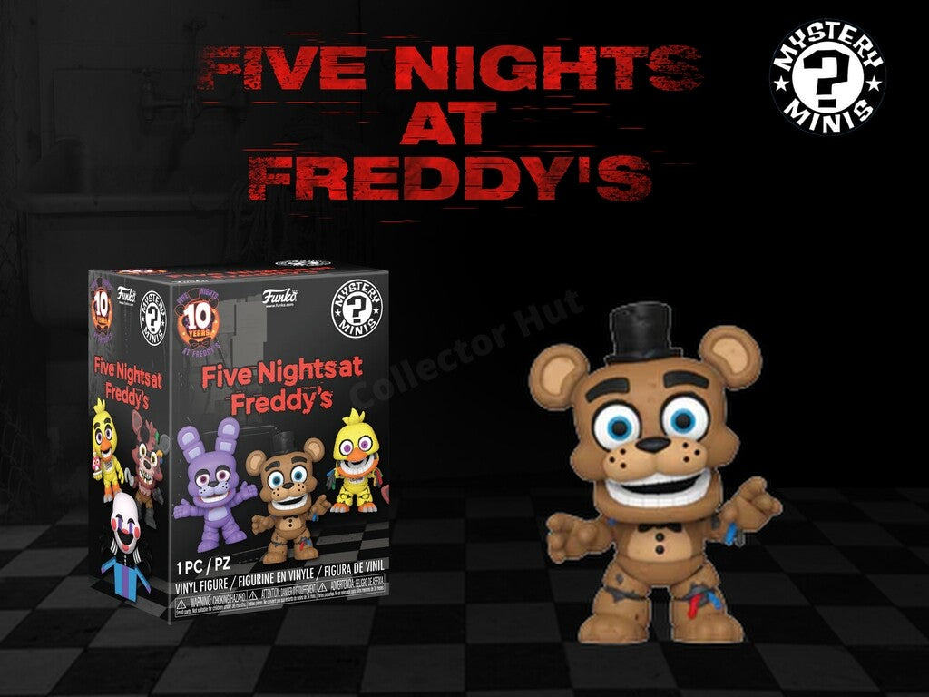 Funko Mystery Minis Five Nights at Freddy's Figurines 10 Years (You Choose)