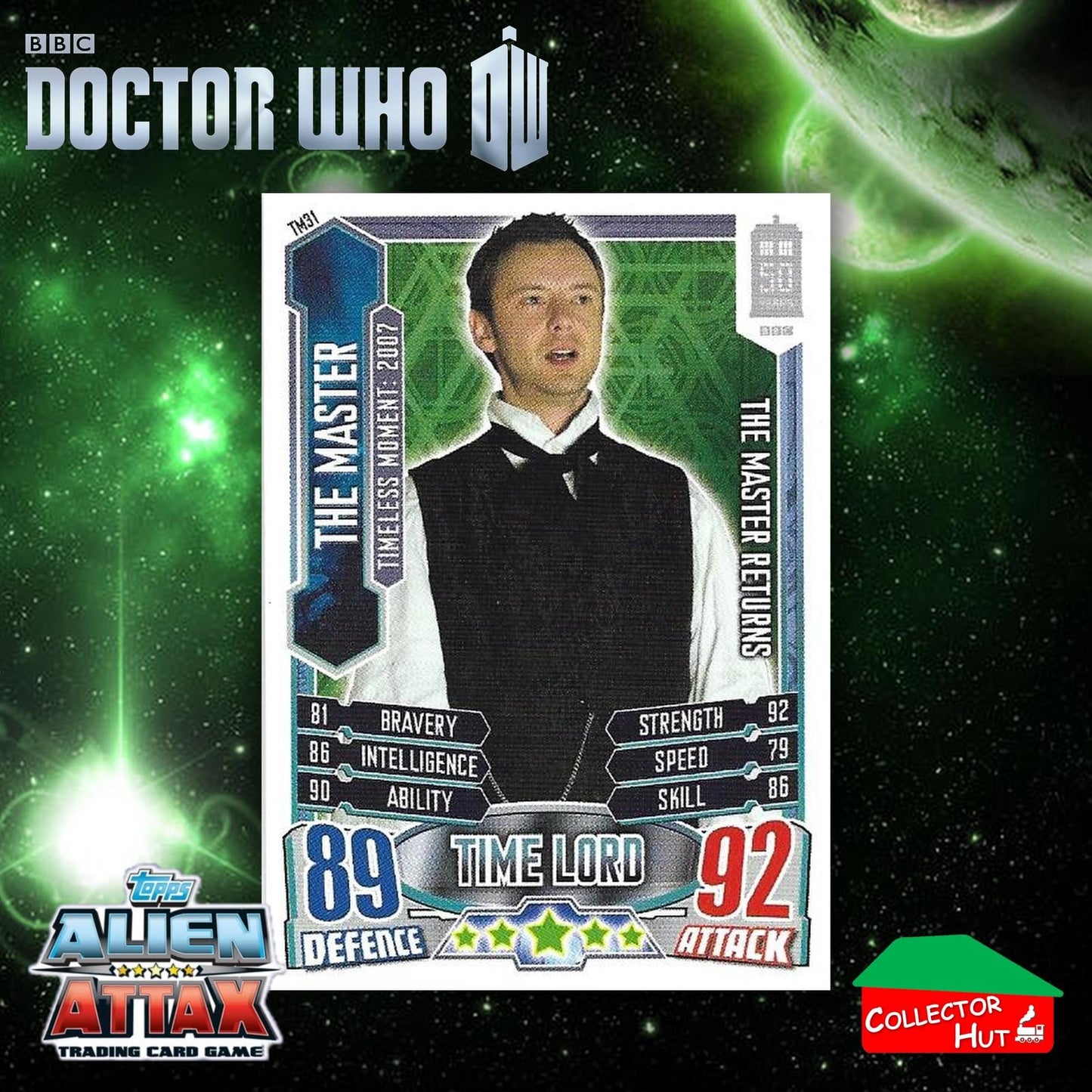 Topps Doctor Who Alien Attax 50th Anniversary Edition Companion Timeless Cards