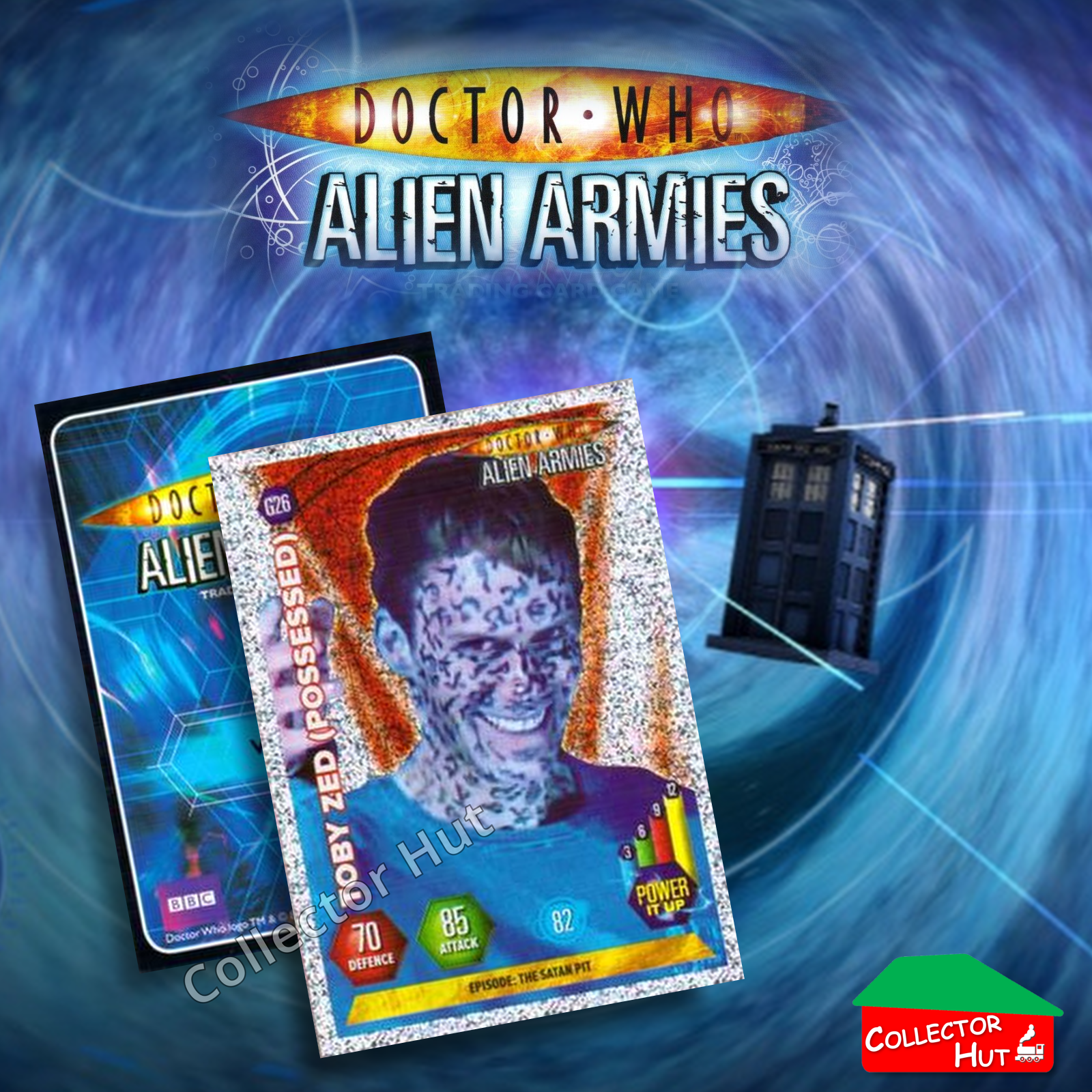 DOCTOR WHO Alien Armies Trading Cards Glitter Super Emboss Foil Cards