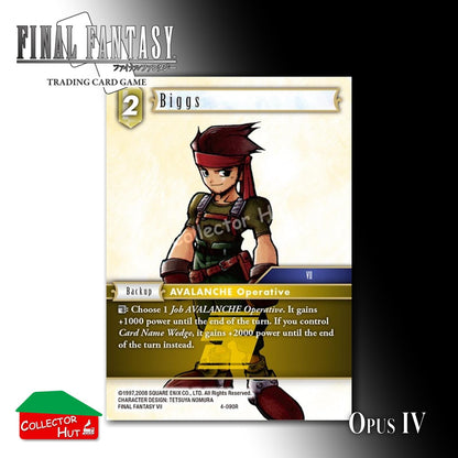 Final Fantasy Trading Card Game OPUS IV 4 Singles You Choose