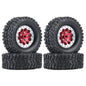 RC Model Wheels Tyres 5mm Hub 68mm x 24mm 59g ALLOY BEADLOCK 4pcs Set MN82 MN99