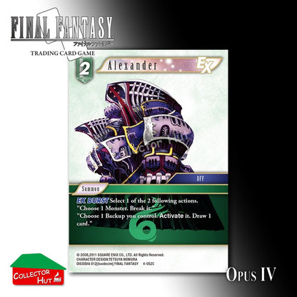 Final Fantasy Trading Card Game OPUS IV 4 FOIL CARDS You Choose