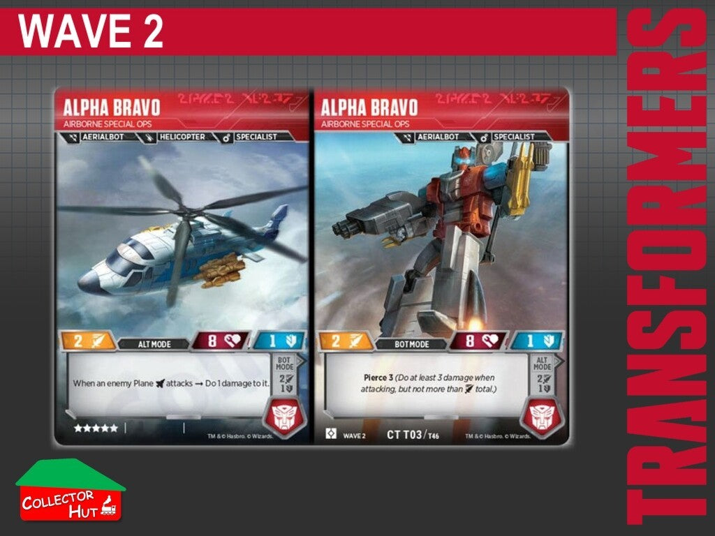 Transformers TCG CHARACTER Trading Cards All Waves