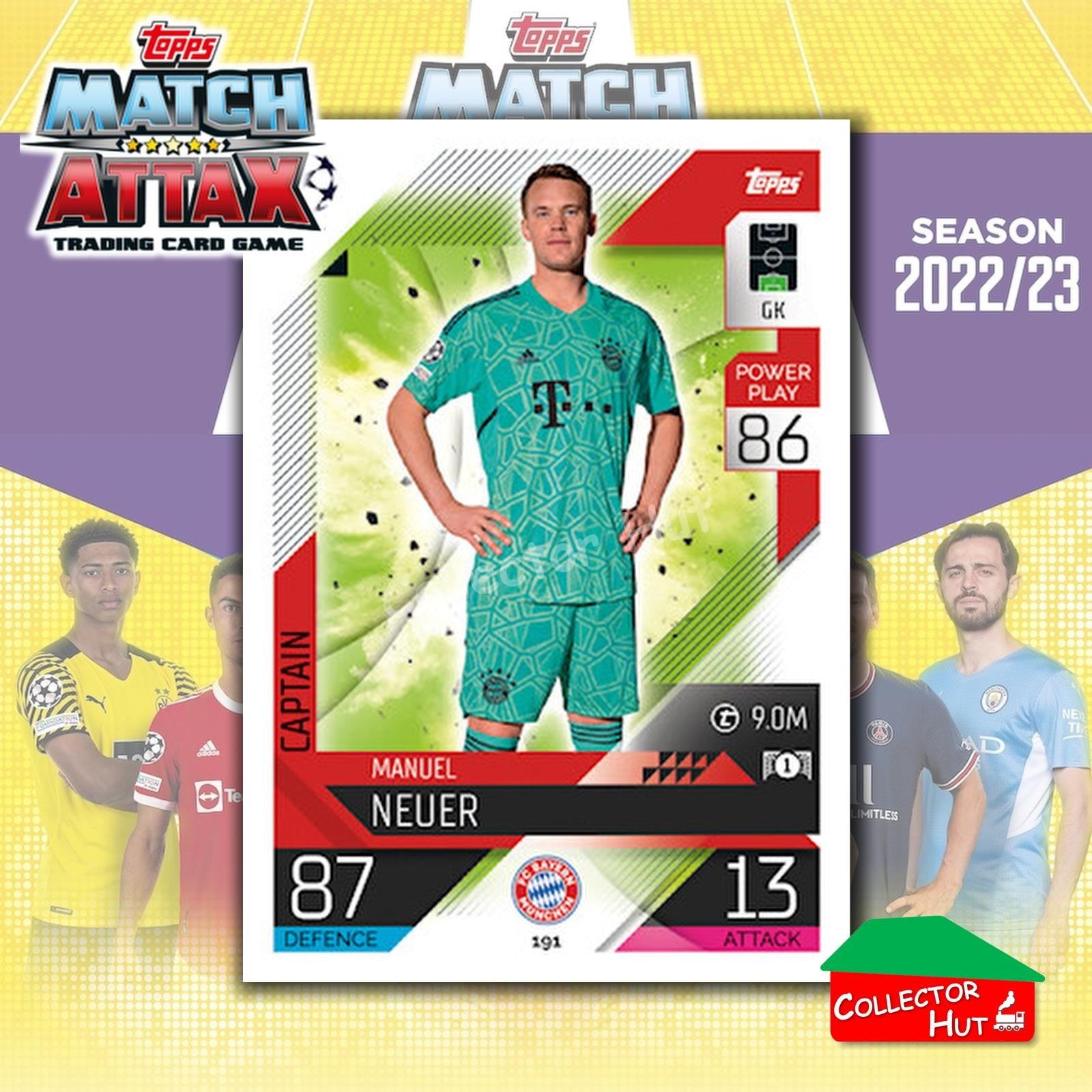 Topps Match Attax Europa Champions League 2022/23 TCG Trading Cards Base 190-387