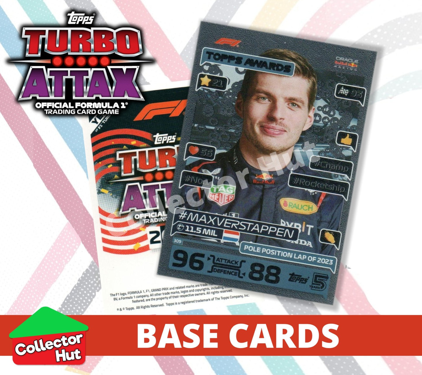 Topps Turbo Attax Formula 1 F1 2024 #167-312 Base Cards YOU CHOOSE
