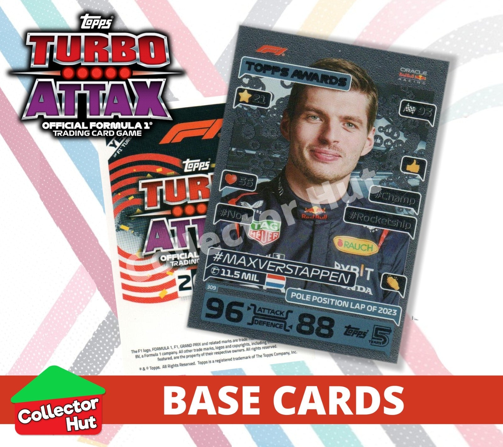 Topps Turbo Attax Formula 1 F1 2024 #167-312 Base Cards YOU CHOOSE