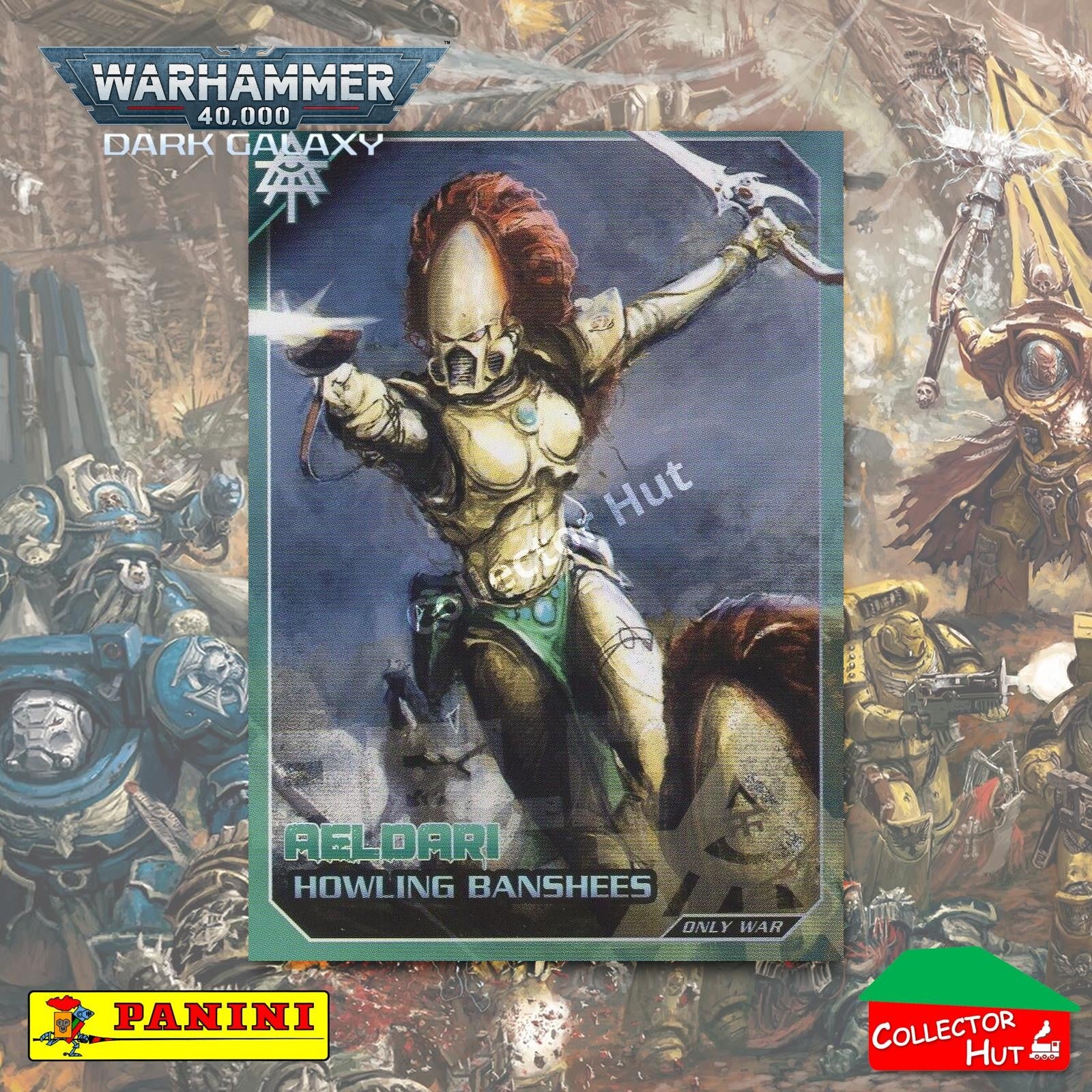 PANINI Warhammer 40,000 Dark Galaxy Only War Base Trading Cards #1-225