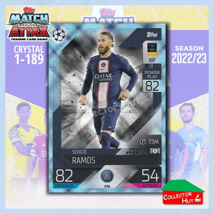 Topps Match Attax Europa Champions League 2022/23 Crystal Parallel Cards 1-189