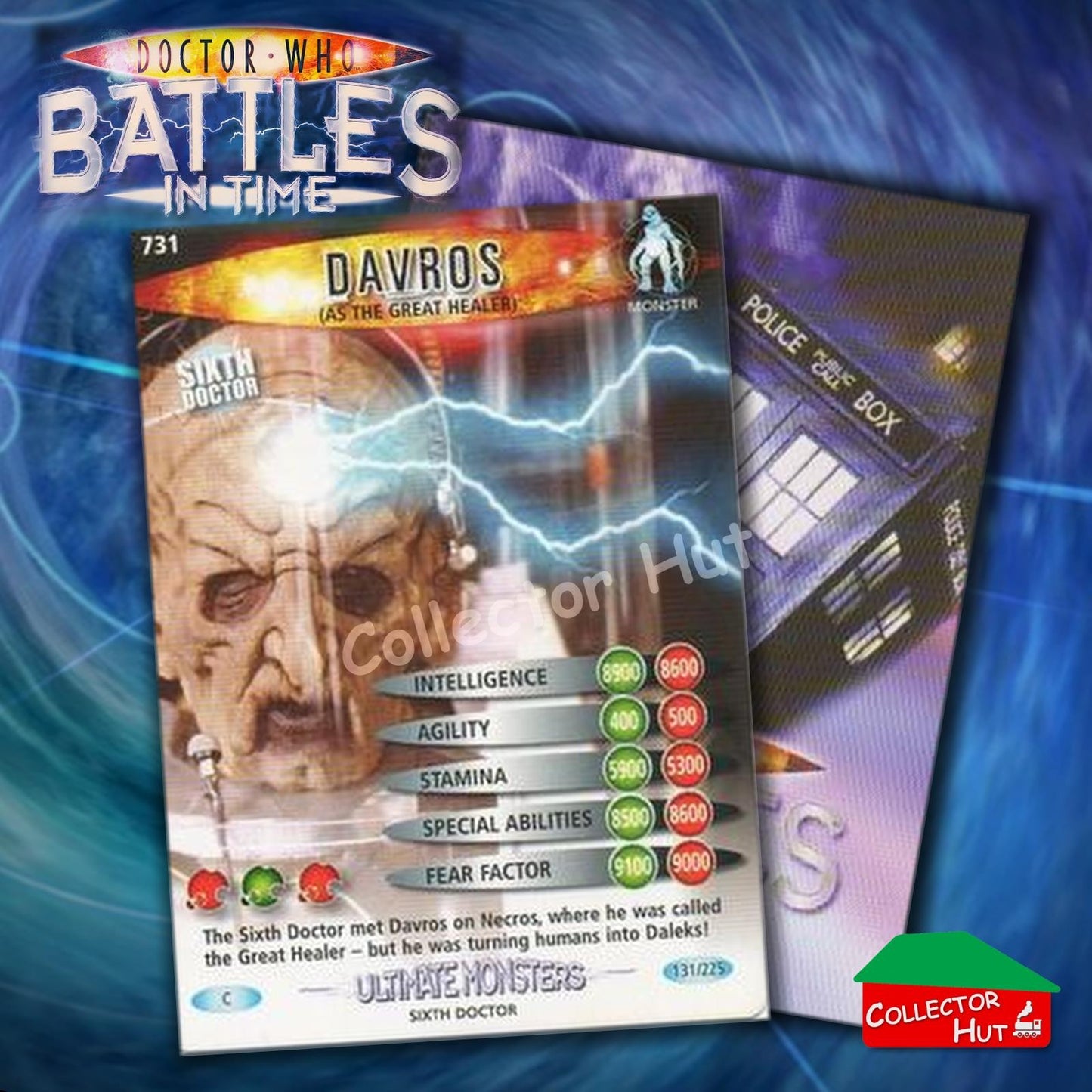 DOCTOR WHO Battles in Time #601-825 ULTIMATE MONSTERS RARE & COMMON Cards