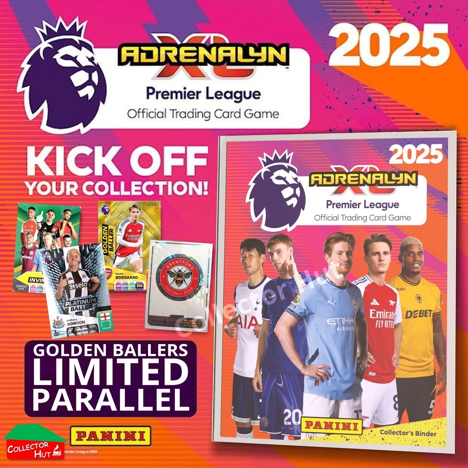 Panini Adrenalyn XL Premier League 2025 2024/25 Golden Ballers & Limited Edition