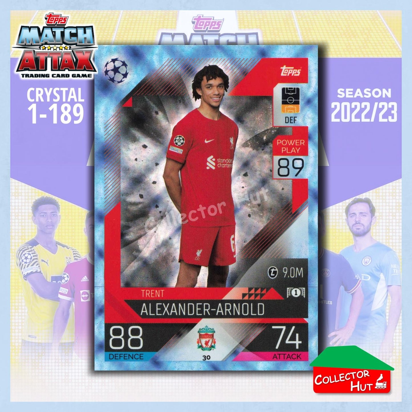 Topps Match Attax Europa Champions League 2022/23 Crystal Parallel Cards 1-189