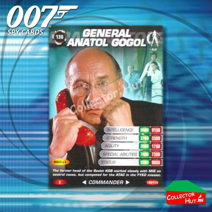 James Bond 007 Commander Spy Cards BASE COMMON YOU CHOOSE