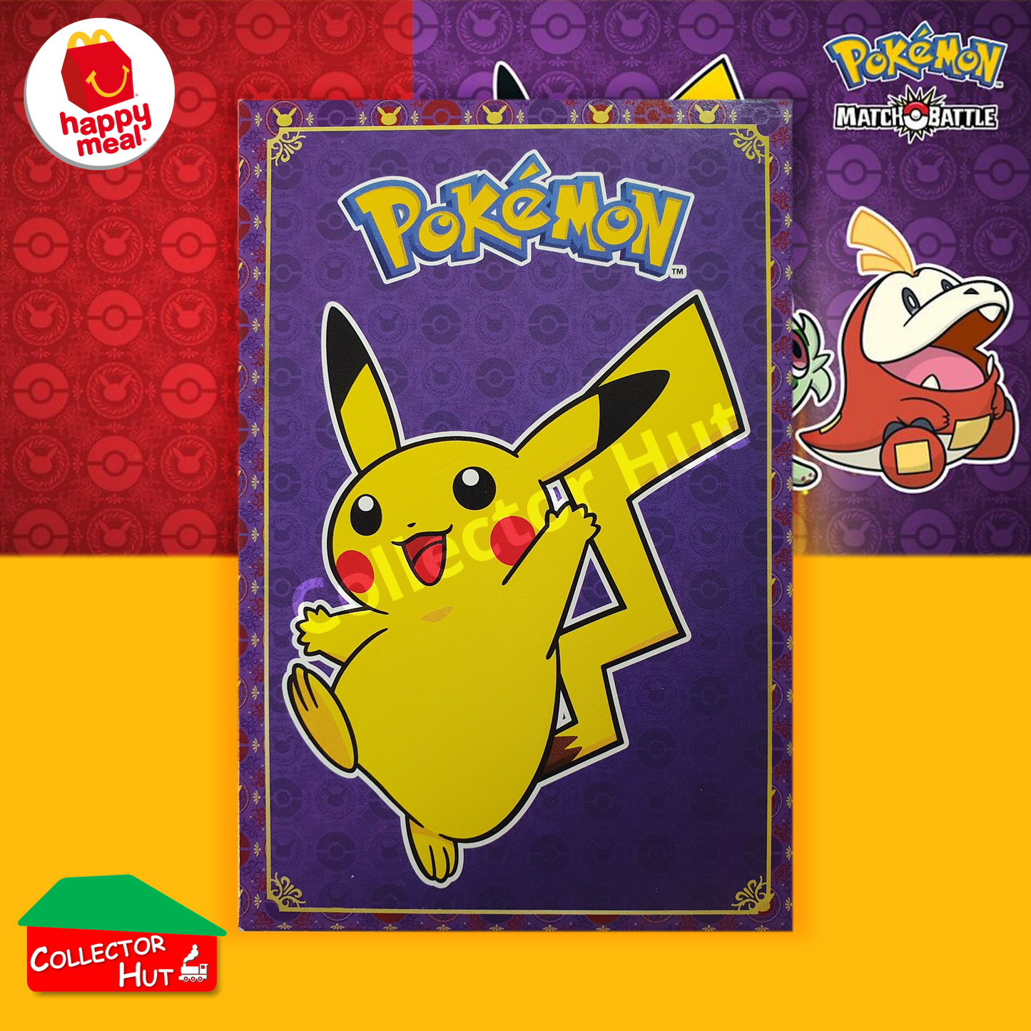 McDonald's Happy Meal 2023 Pokémon Match Battle SINGLE Trading Cards You Choose