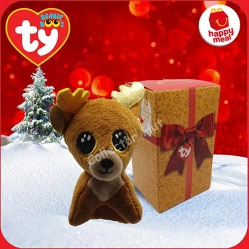 McDonald's Happy Meal Christmas Beanie Boo Plush Toys X10 COMPLETE TY