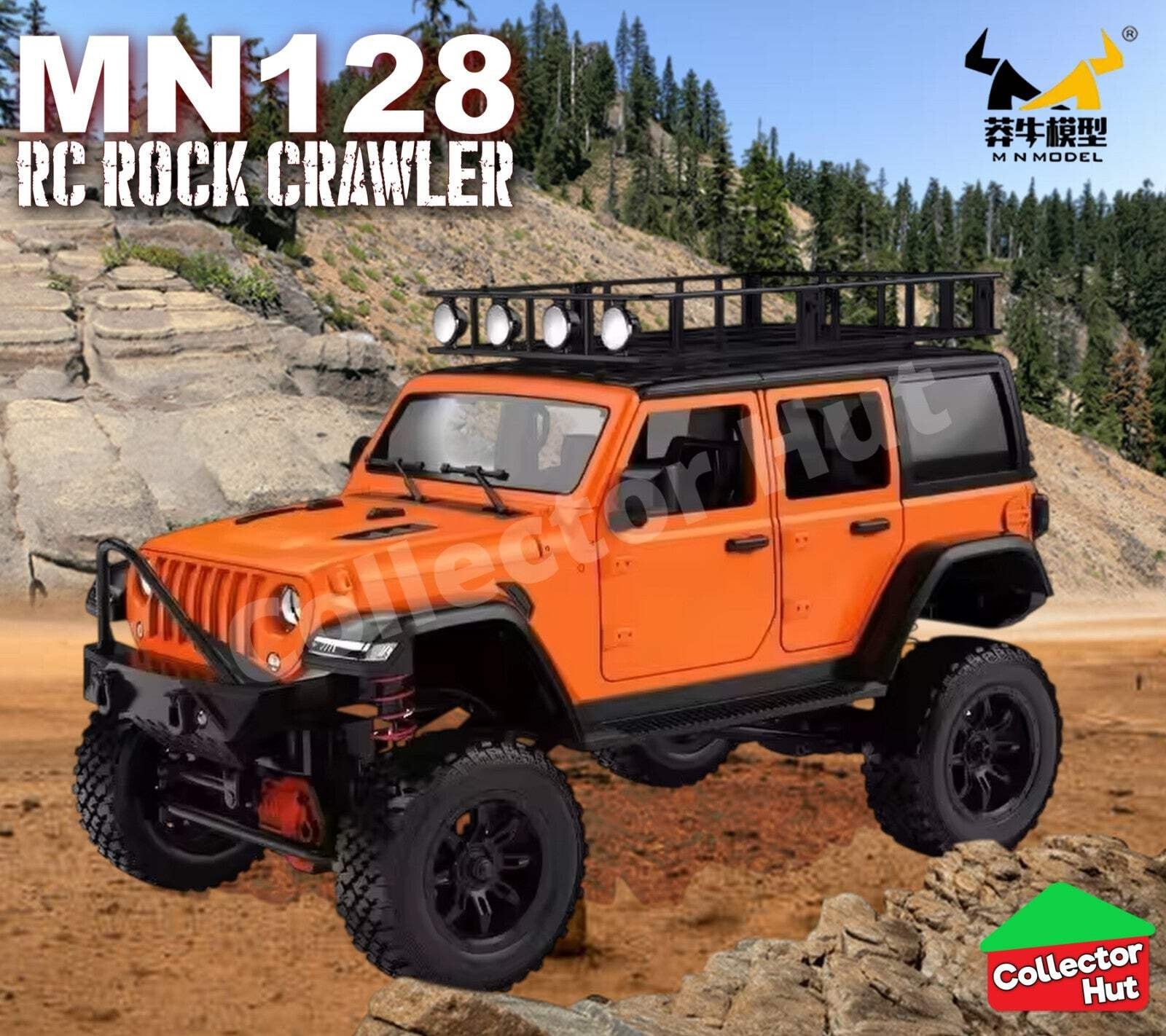 MN128 RC Rock Crawler 1:12 Scale Premium Design Upgradable