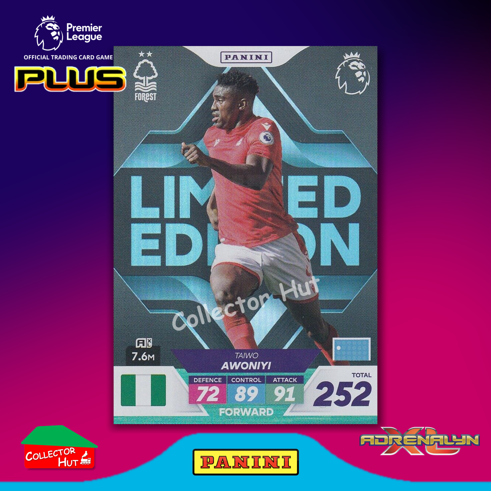 Panini Premier League Adrenalyn XL PLUS 2023 2022/23 GOLDEN BALLER & LIMITED