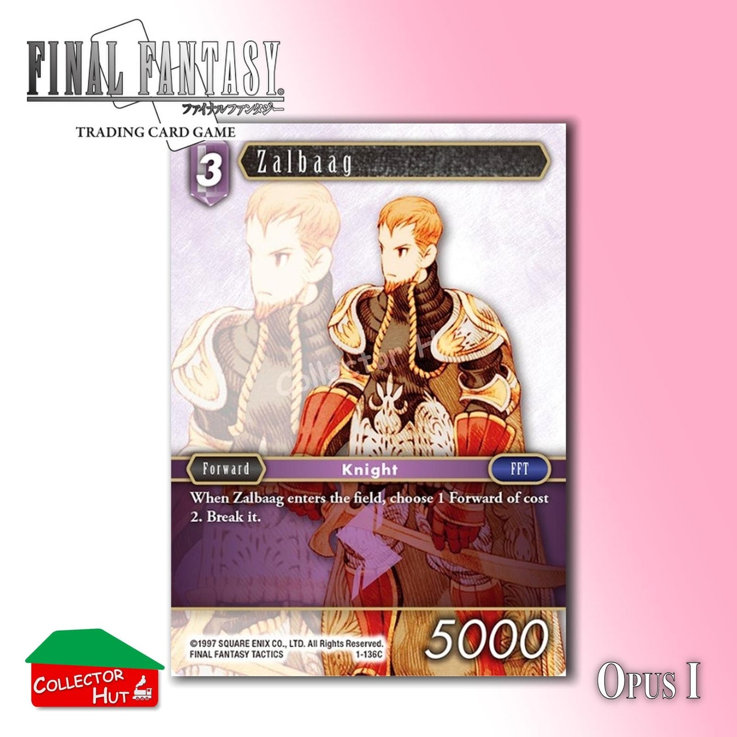 Final Fantasy Trading Card Game OPUS I Singles You Choose