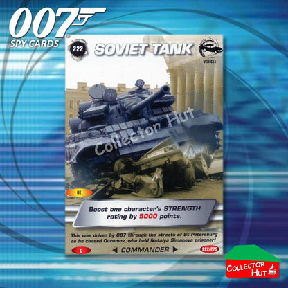 James Bond 007 Commander Spy Cards BASE COMMON YOU CHOOSE