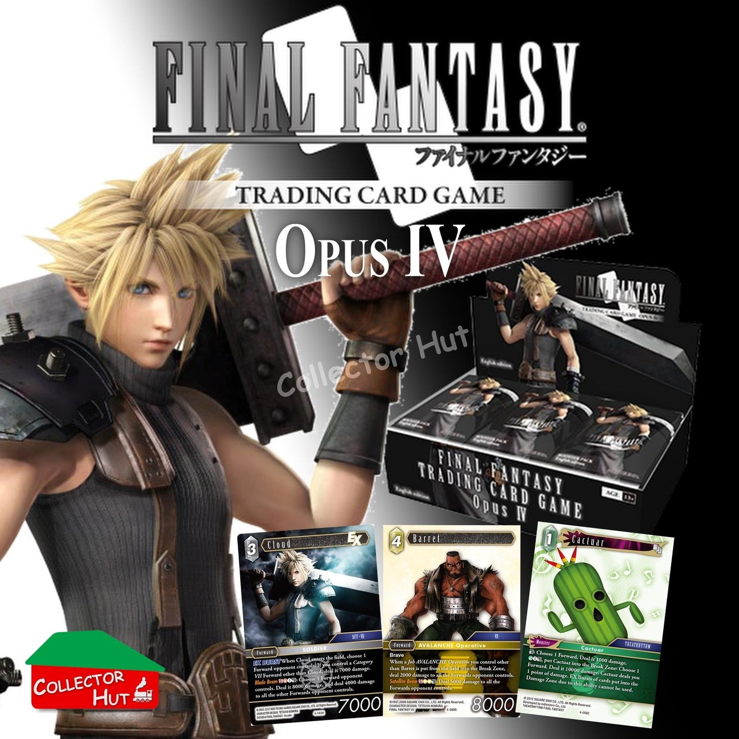 Final Fantasy Trading Card Game OPUS IV 4 Singles You Choose
