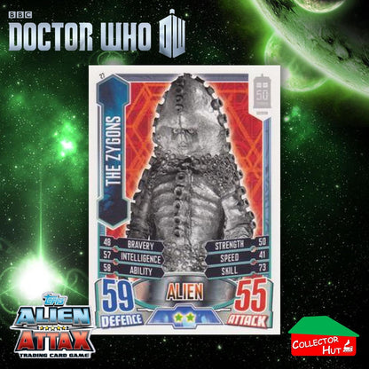 Topps Doctor Who Alien Attax 50th Anniversary Edition Companion Timeless Cards