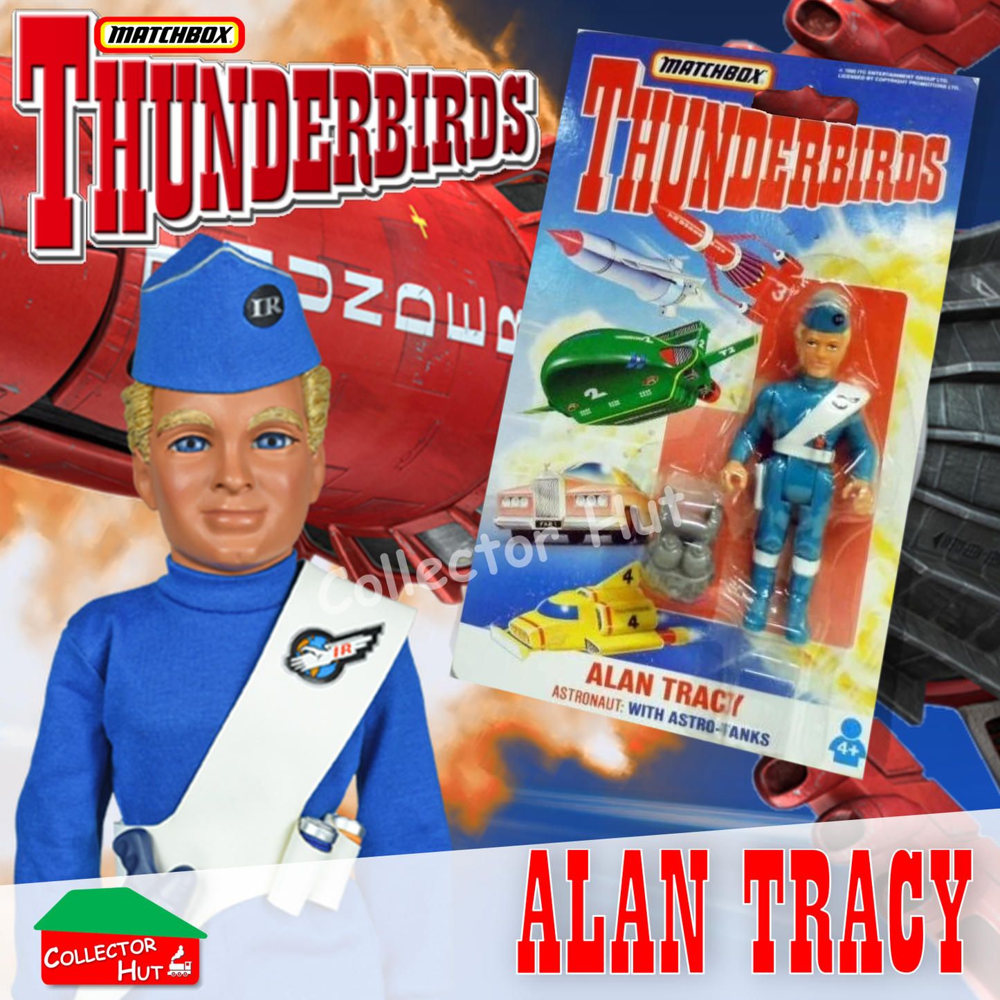 Gerry Anderson Thunderbirds Matchbox 1992 Action Figures SEALED