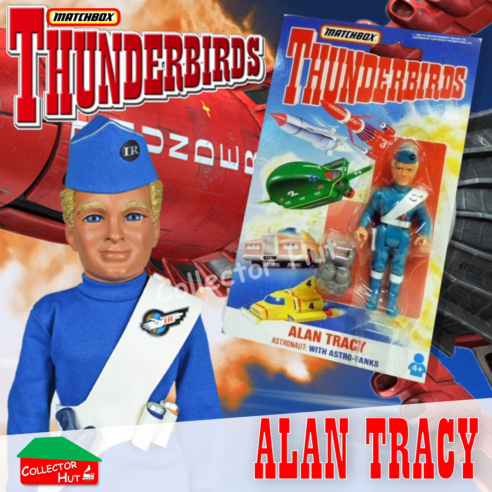 Gerry Anderson Thunderbirds Matchbox 1992 Action Figures SEALED