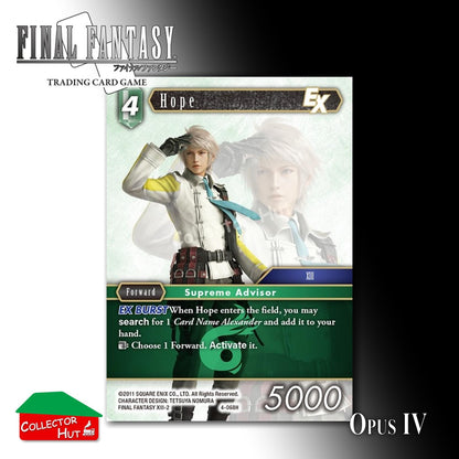 Final Fantasy Trading Card Game OPUS IV 4 FOIL CARDS You Choose