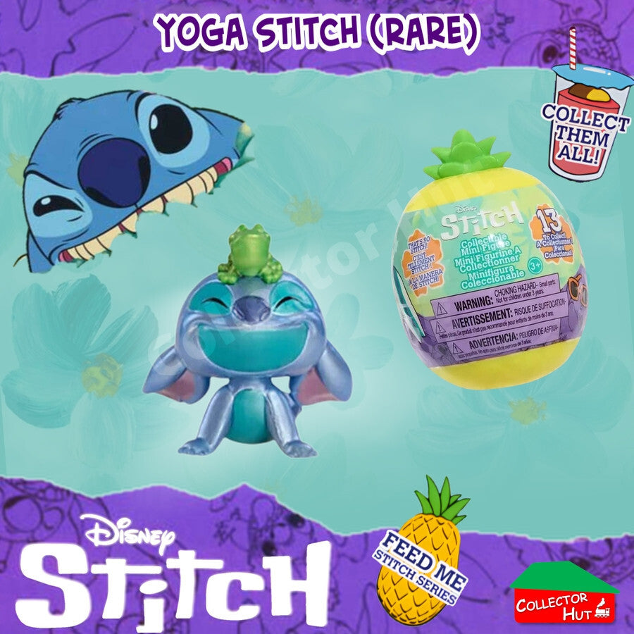 Disney Stitch Feed Me Mini Figures Series 4 PINEAPPLE POD Identified SEALED