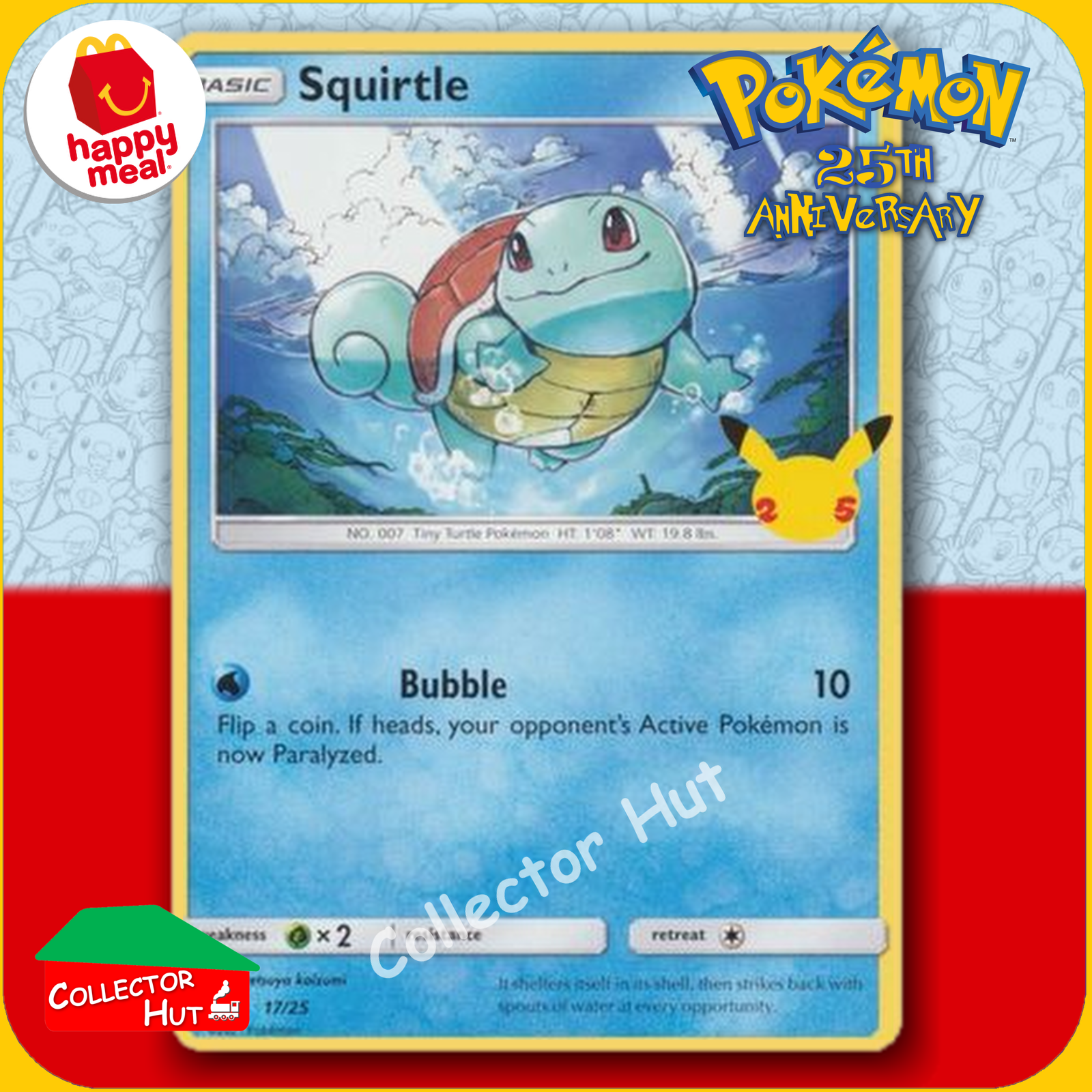 McDonald's Happy Meal 2021 Pokémon 25th Anniversary Trading Cards You Choose
