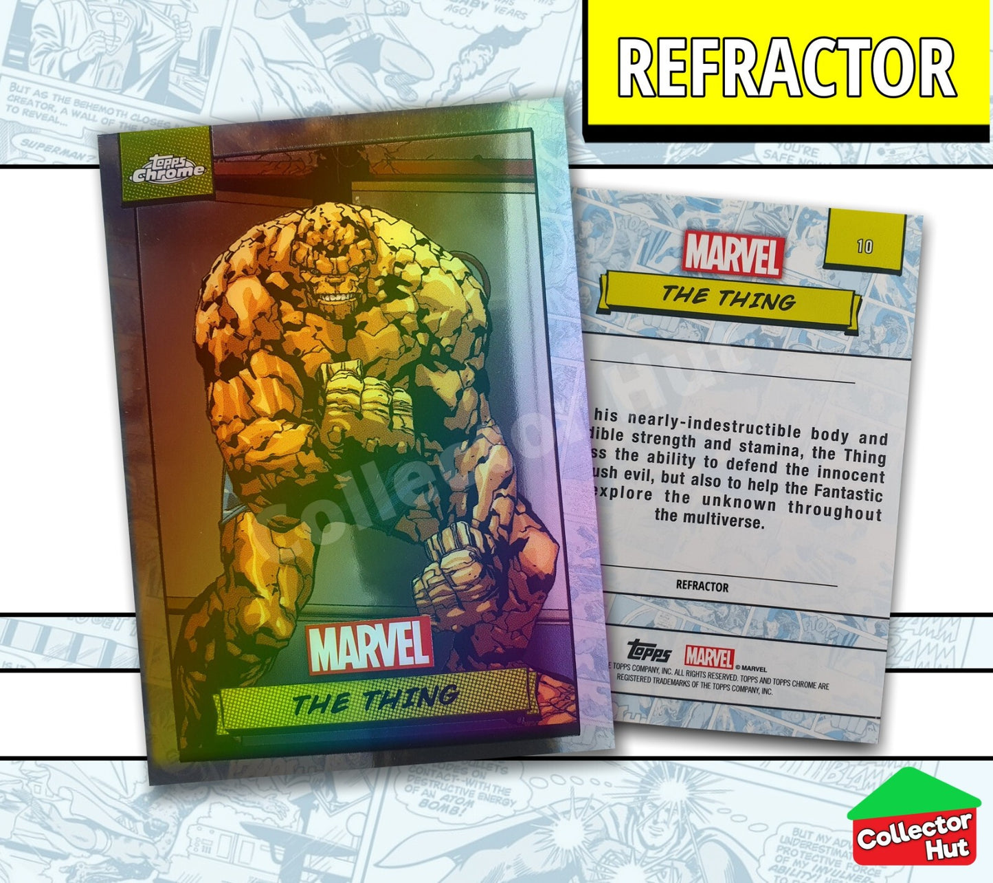 Marvel Topps Chrome 2024 REFRACTOR Card Collection YOU CHOOSE