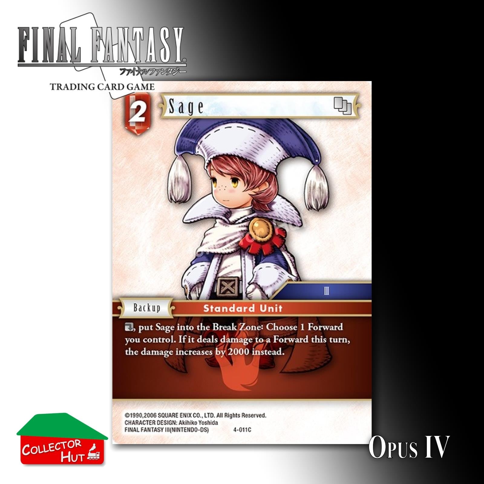 Final Fantasy Trading Card Game OPUS IV 4 Singles You Choose