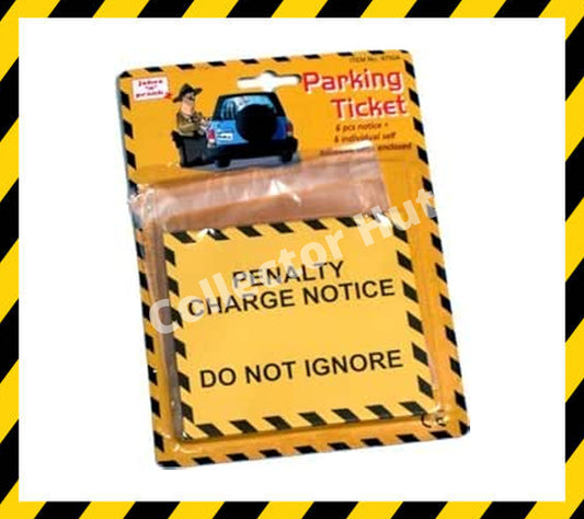 Parking Ticket Practical Joke 6 Pack Henbrandt