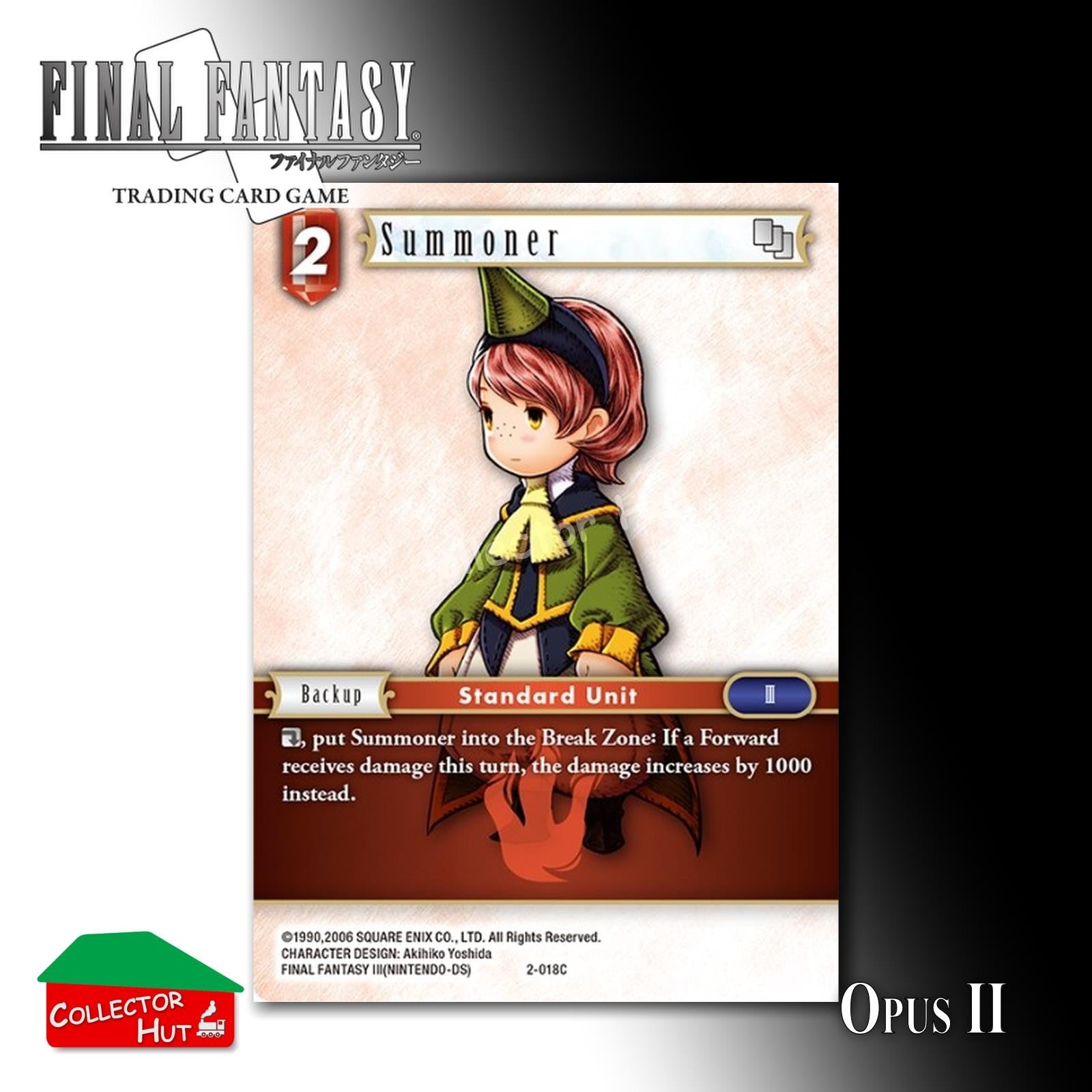 Final Fantasy Trading Card Game OPUS II 2 FOIL CARDS You Choose
