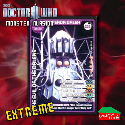 DOCTOR WHO Monster Invasion EXTREME Cards 166-344 New Fresh & Sleeved YOU CHOOSE