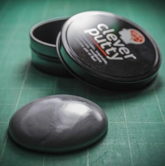 Clever Putty Sensory Slime Silver Mouldable Stretachable Stress Relief