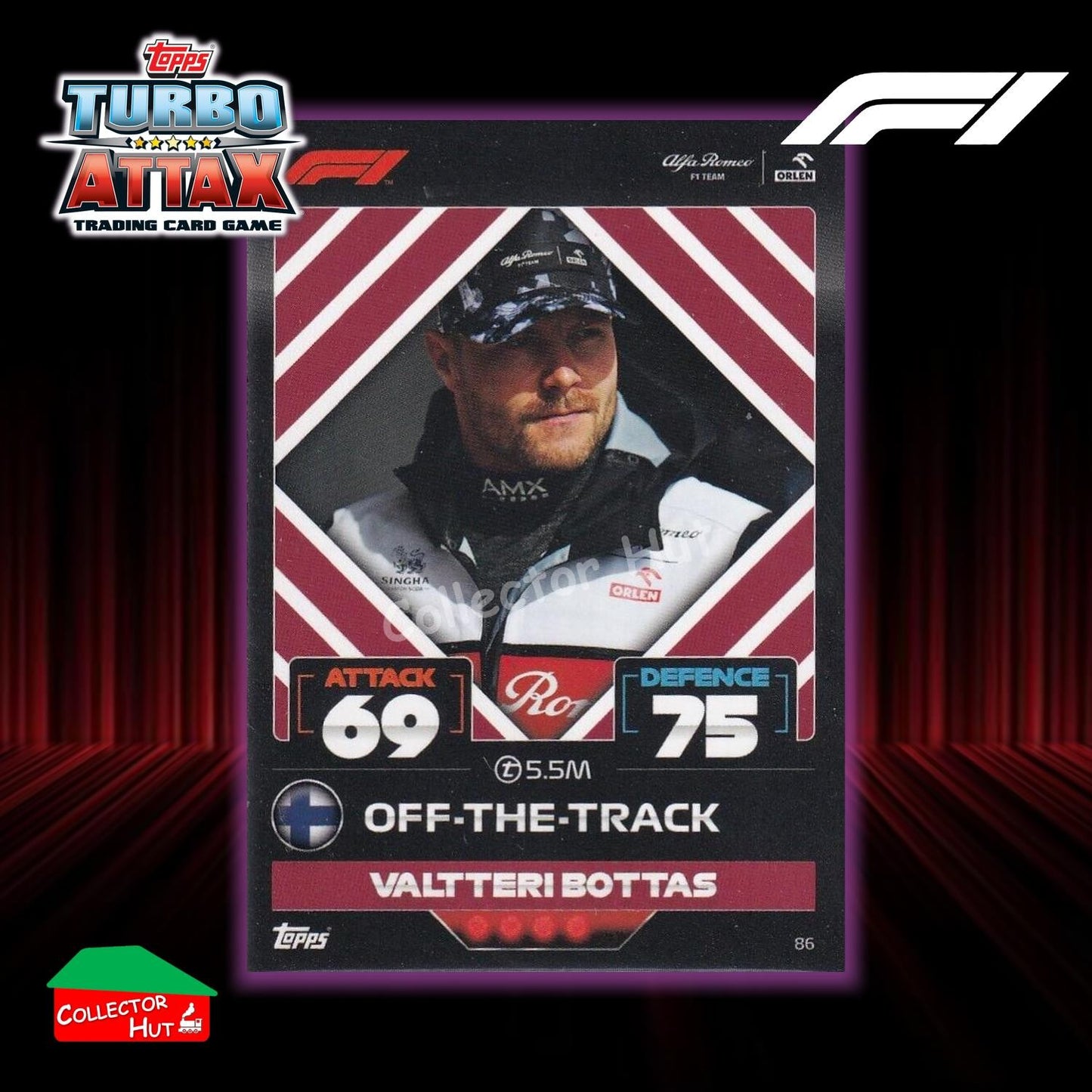 Topps Turbo Attax Formula 1 F1 2022 #1-131 Base Cards YOU CHOOSE