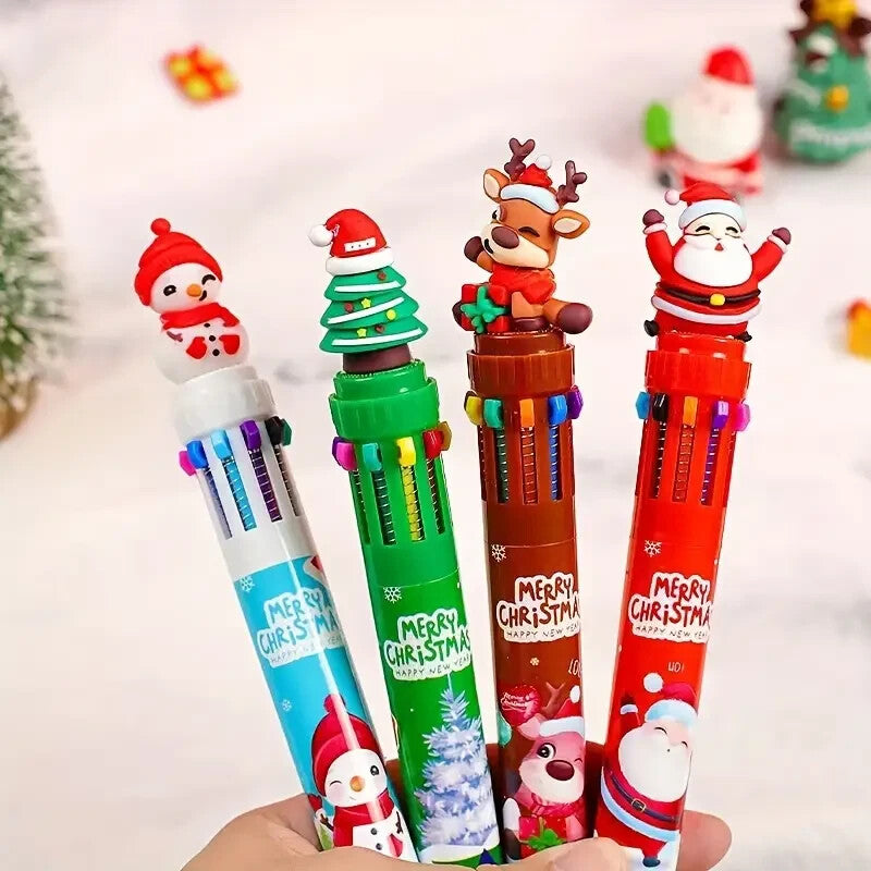 Novelty Ballpoint Pens 10 Colour MULTI-PACKS 4pcs 6pcs for Children