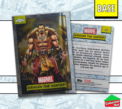 Marvel Topps Chrome 2024 Base Card Collection 1-150 YOU CHOOSE