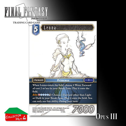 Final Fantasy Trading Card Game OPUS III 3 Singles You Choose