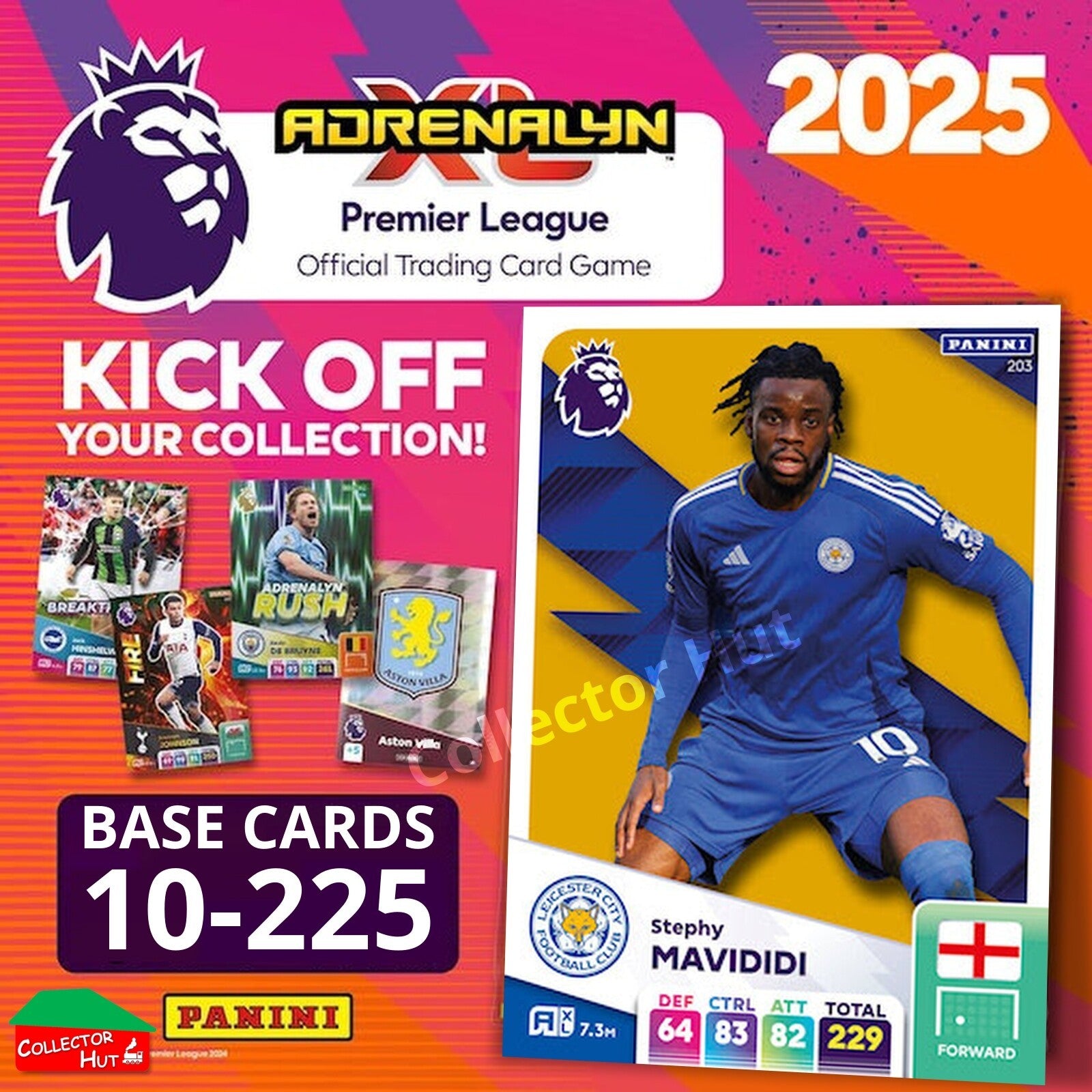 Panini Adrenalyn XL Premier League 2025 2024/25 Base & Foils #10-225