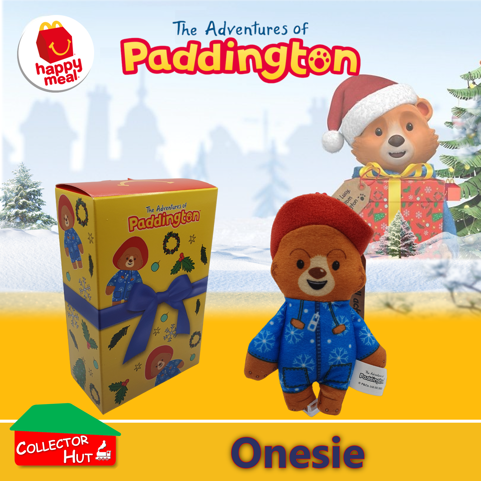 McDonald's Happy Meal The Adventures of Paddington 2023 Christmas Plush Toys