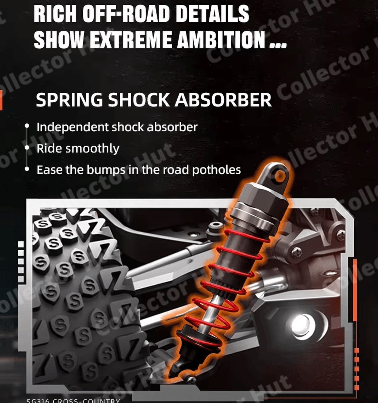 ZLL SG316 Beast Pro / Max High Speed Off Road RC Dirt Buggy 40-80kmH
