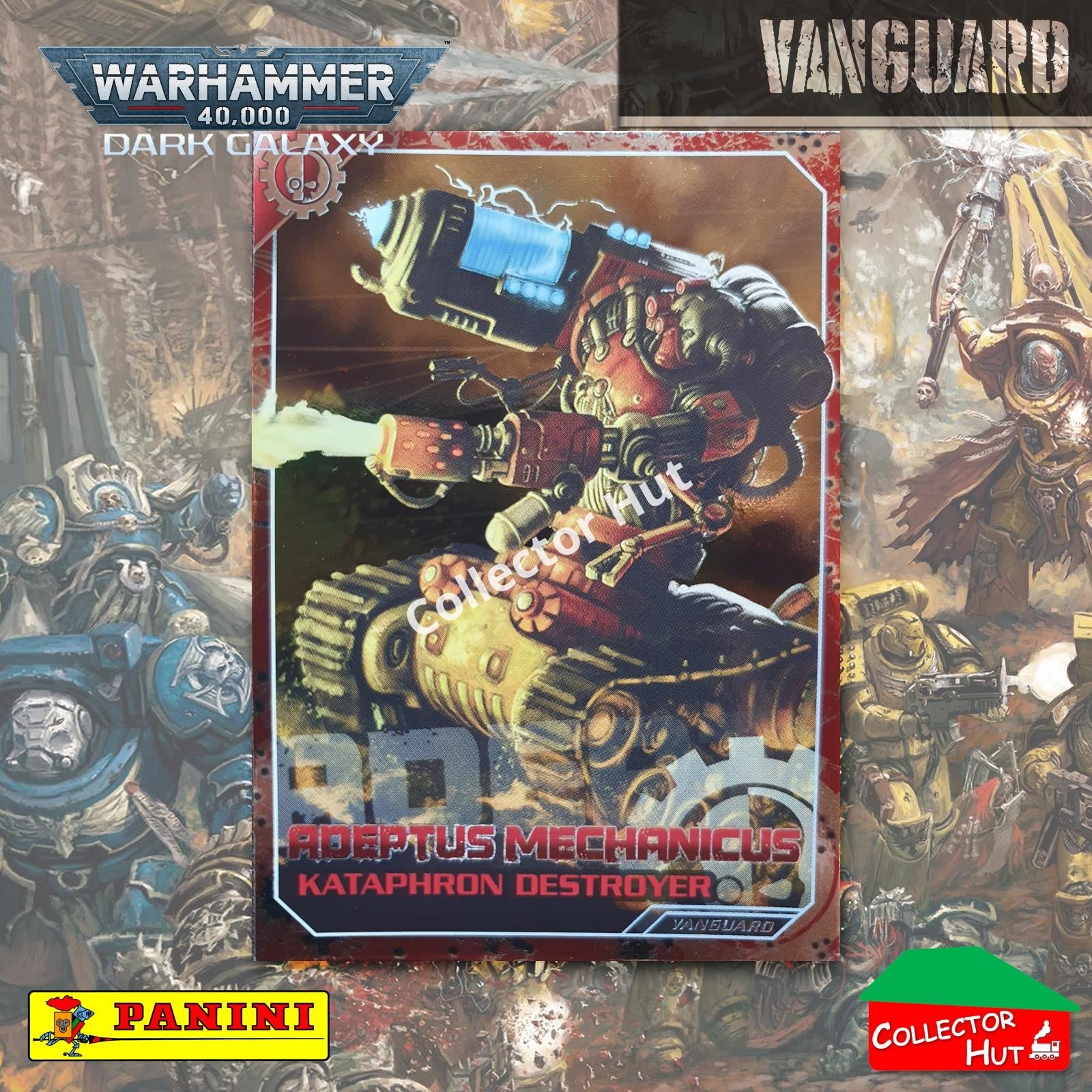 PANINI Warhammer 40,000 Dark Galaxy Parallel Trading Card Crusade Vanguard Purge