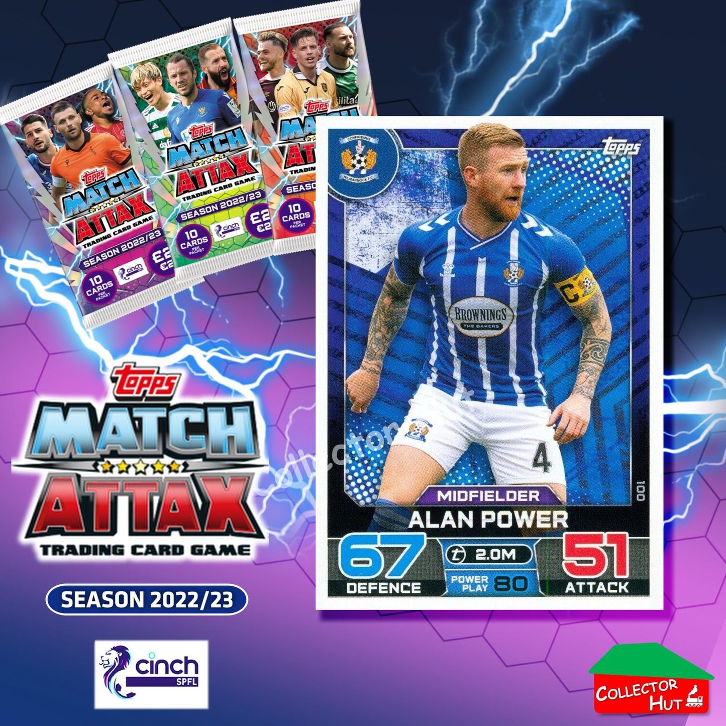 TOPPS MATCH ATTAX SPFL 2022/23 #1-162 Choose Your Card