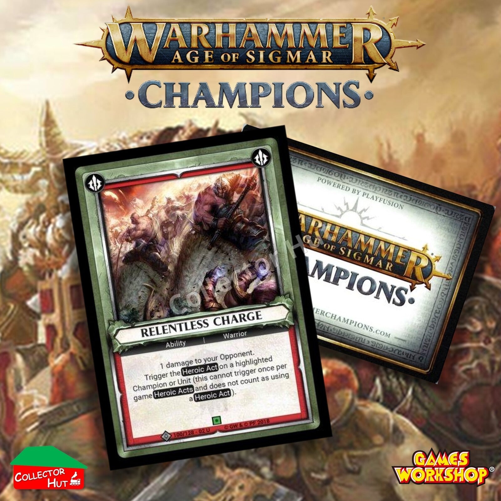 Warhammer Age of Sigmar: Champions Wave 2 ONSLAUGHT Trading Cards CHOOSE SINGLES