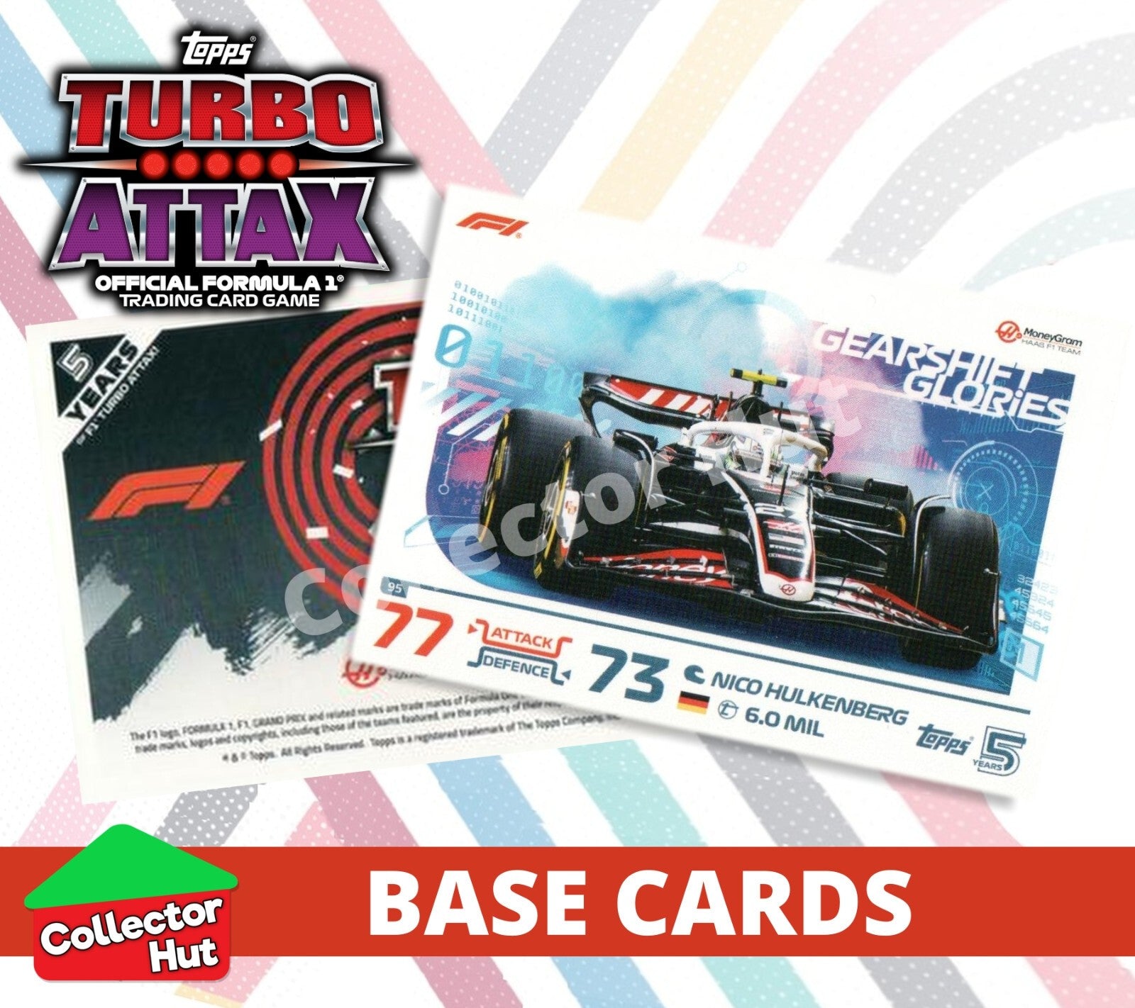 Topps Turbo Attax Formula 1 F1 2024 #1-166 Base Cards YOU CHOOSE