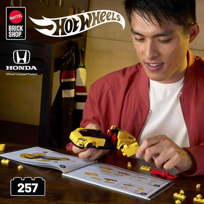Mattel Brick Shop Hot Wheels SPEED '07 Honda S2000 1:32 Model Kit