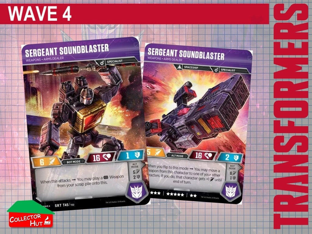 Transformers TCG CHARACTER Trading Cards All Waves