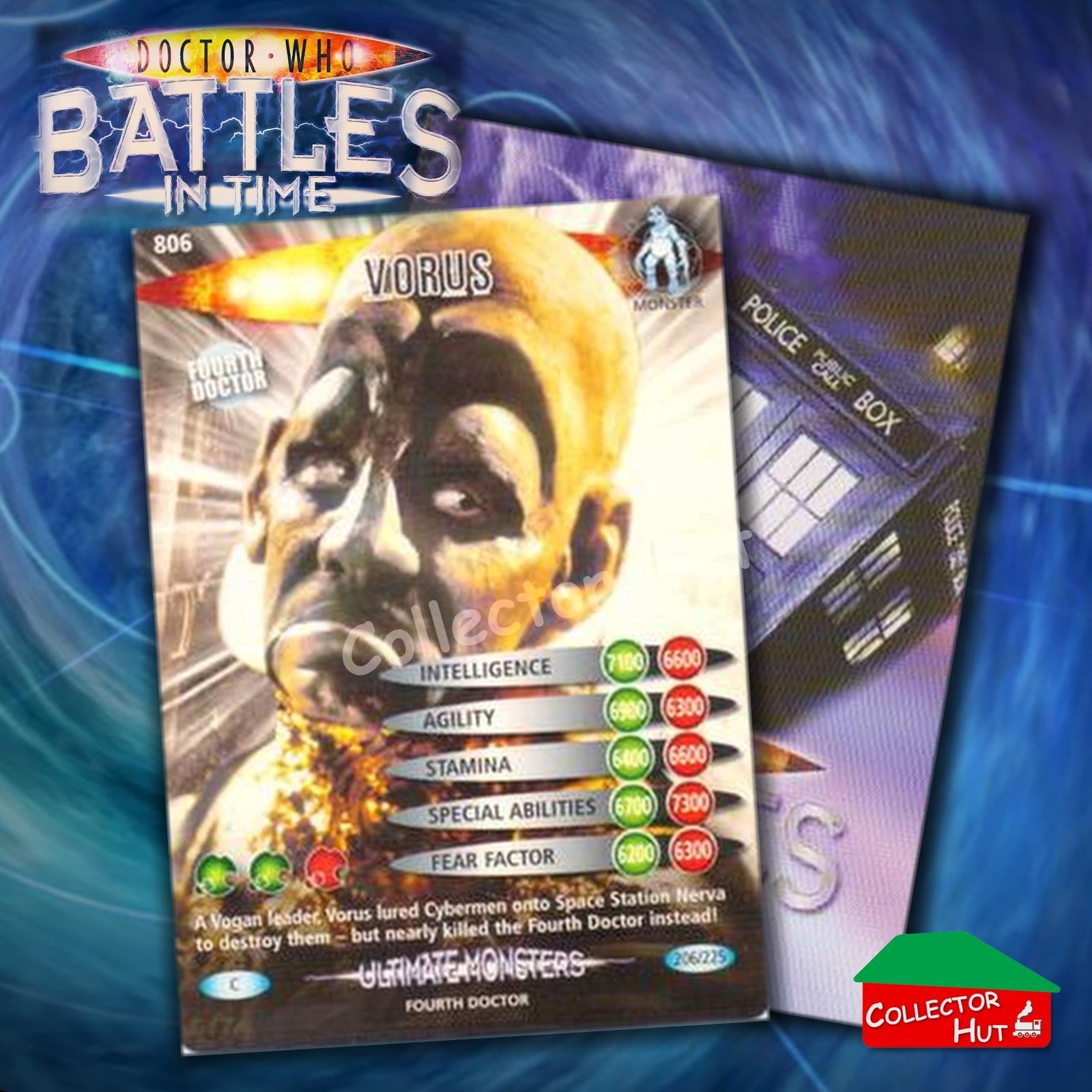 DOCTOR WHO Battles in Time #601-825 ULTIMATE MONSTERS RARE & COMMON Cards