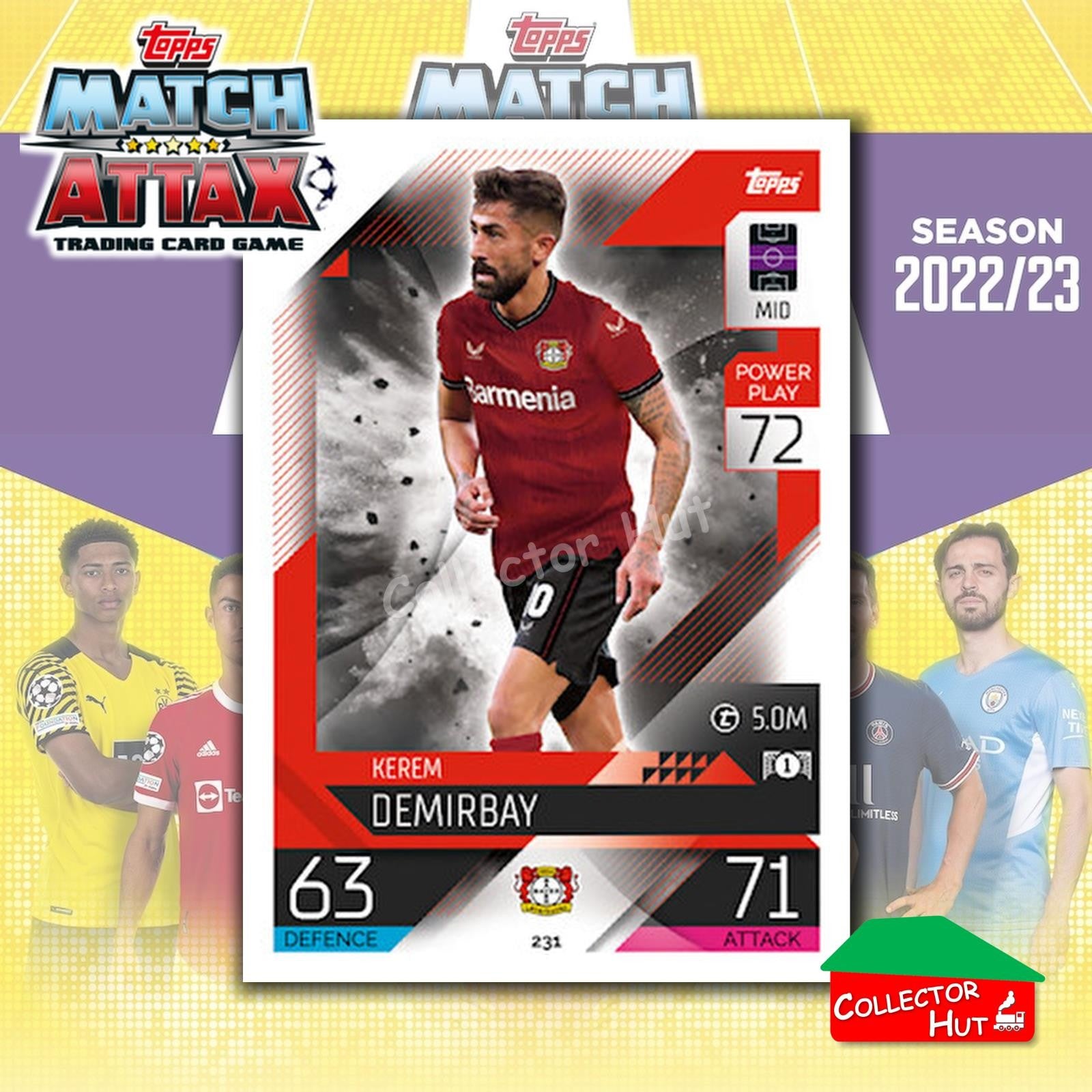 Topps Match Attax Europa Champions League 2022/23 TCG Trading Cards Base 190-387